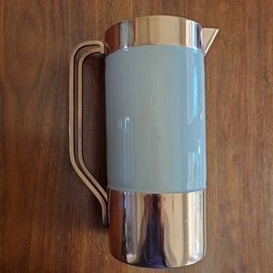 ANTHROPOLOGIE Rose Gold & Grey Pitcher Metal